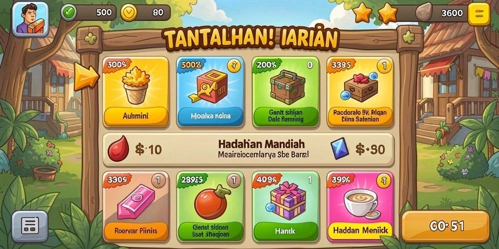 Tampilan antarmuka yang sederhana dan mudah dinavigasi.