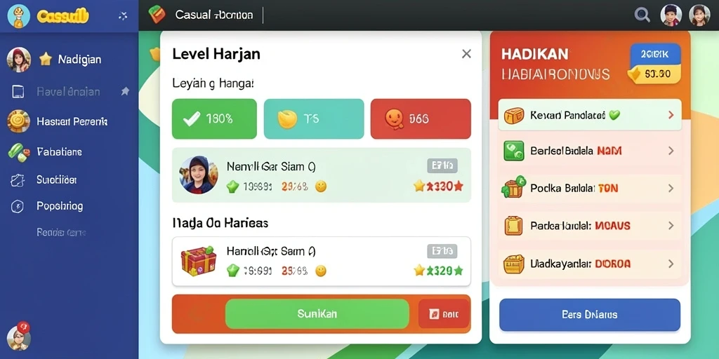Screenshot menampilkan momen seru dalam permainan.
