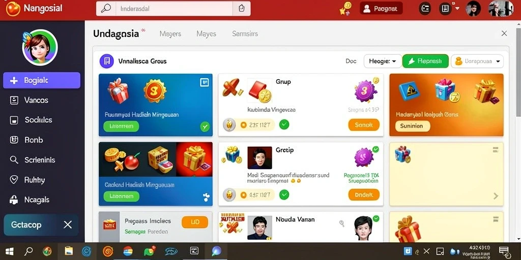 Tampilan antarmuka yang menarik dan user-friendly.