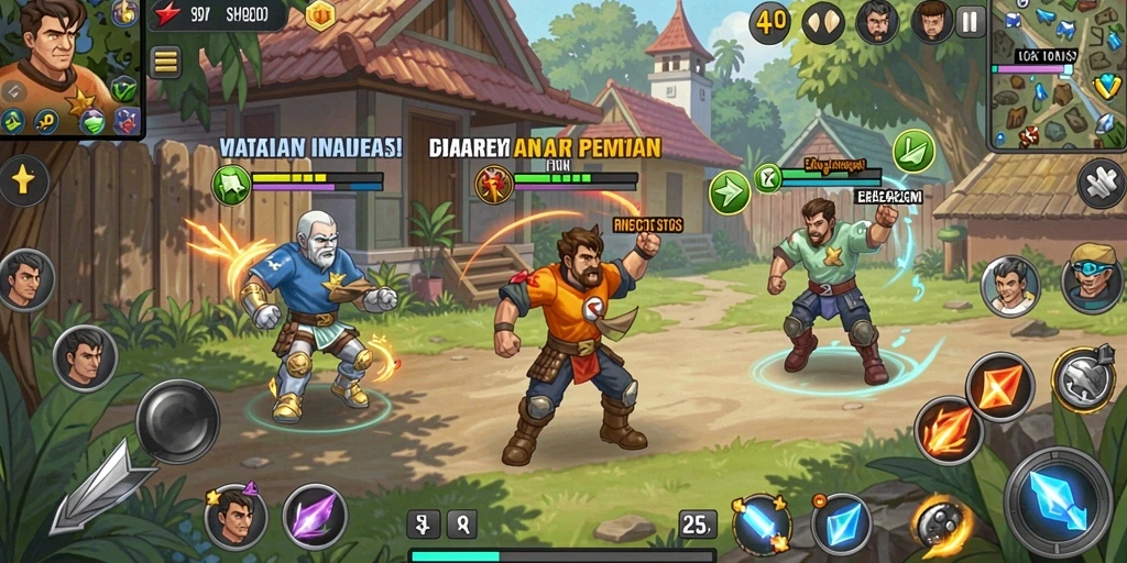 Tampak aksi mendebarkan dalam satu misi.