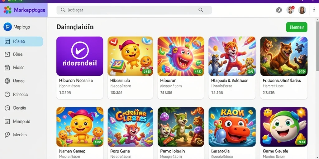 Tampilan menu utama PLAYWIN123 yang menarik.