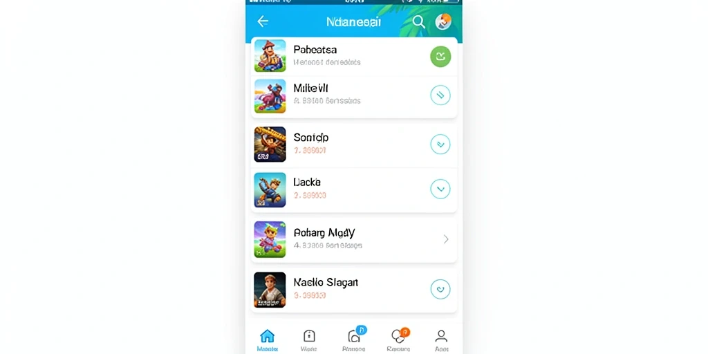 Screenshot karakter utama di arena pertarungan.